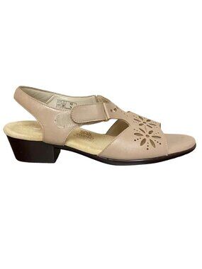 SAS Sunburst Tripad Comfort Heeled Sandal in Tan Size 10 Cottagecore
